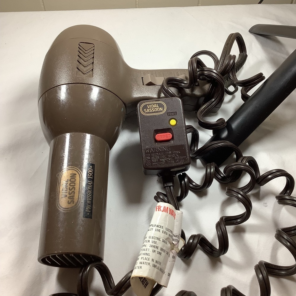Vidal‎ Sassoon Pro 1500W Hair Dryer Blow Dryer Brown